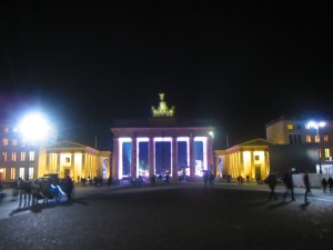 Puerta de Brandemburgo de noche